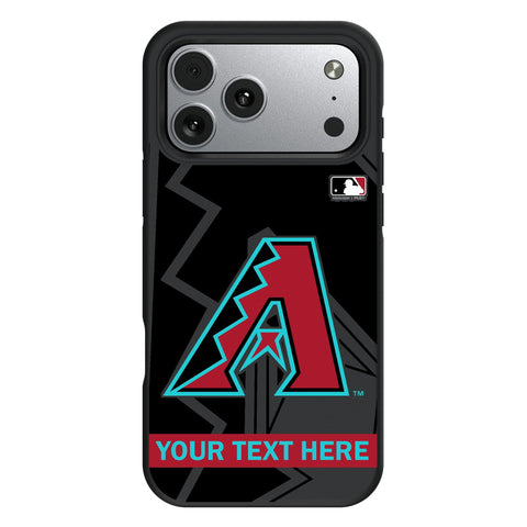 Arizona Diamondbacks Personalized Tilt Bump Phone Case for Apple iPhone 17 Series