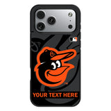 Baltimore Orioles Personalized Tilt Bump Phone Case for Apple iPhone 17 Series