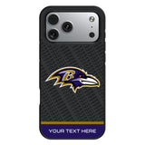 Baltimore Ravens Personalized EndZone Plus Bump Phone Case for Apple iPhone 17 Series