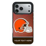 Cleveland Browns Personalized Football Bump Phone Case for Apple iPhone 17 Series