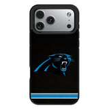 Carolina Panthers Stripe Bump Phone Case for Apple iPhone 17 Series