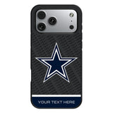 Dallas Cowboys Personalized EndZone Plus Bump Phone Case for Apple iPhone 17 Series