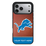 Detroit Lions Personalized Football Bump Phone Case for Apple iPhone 17 Series