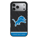 Detroit Lions Personalized EndZone Plus Bump Phone Case for Apple iPhone 17 Series
