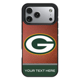 Green Bay Packers Personalized Football Bump Phone Case for Apple iPhone 17 Series