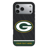 Green Bay Packers Personalized EndZone Plus Bump Phone Case for Apple iPhone 17 Series