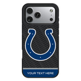 Indianapolis Colts Personalized EndZone Plus Bump Phone Case for Apple iPhone 17 Series