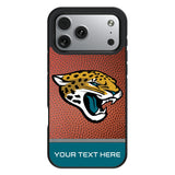 Jacksonville Jaguars Personalized Football Bump Phone Case for Apple iPhone 17 Series
