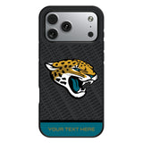 Jacksonville Jaguars Personalized EndZone Plus Bump Phone Case for Apple iPhone 17 Series
