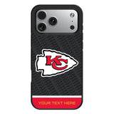 Kansas City Chiefs Personalized EndZone Plus Bump Phone Case for Apple iPhone 17 Series