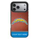 Los Angeles Chargers Personalized Football Bump Phone Case for Apple iPhone 17 Series
