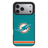 Miami Dolphins Stripe Bump Phone Case for Apple iPhone 17 Series