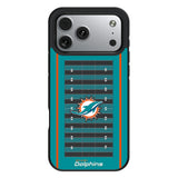 Miami Dolphins Field Bump Phone Case for Apple iPhone 17 Series