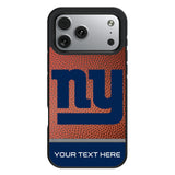 New York Giants Personalized Football Bump Phone Case for Apple iPhone 17 Series