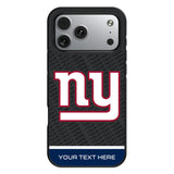 New York Giants Personalized EndZone Plus Bump Phone Case for Apple iPhone 17 Series