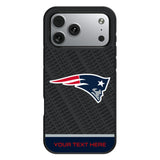 New England Patriots Personalized EndZone Plus Bump Phone Case for Apple iPhone 17 Series