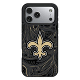 New Orleans Saints Paisley Bump Phone Case for Apple iPhone 17 Series