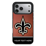 New Orleans Saints Personalized Football Bump Phone Case for Apple iPhone 17 Series