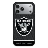 Las Vegas Raiders Personalized EndZone Plus Bump Phone Case for Apple iPhone 17 Series