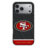 San Francisco 49ers Personalized EndZone Plus Bump Phone Case for Apple iPhone 17 Series