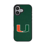 University of Miami Hurricanes Solid Bump Phone Case for Apple iPhone 17 Series