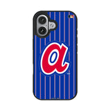 Atlanta Braves 1972-1980 - Cooperstown Collection Pinstripe Bump Phone Case for Apple iPhone 17 Series
