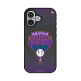 Arizona Diamondbacks 1999-2006 - Cooperstown Collection Linen Bump Phone Case for Apple iPhone 17 Series