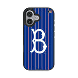 Brooklyn Dodgers 1949-1957 - Cooperstown Collection Pinstripe Bump Phone Case for Apple iPhone 17 Series