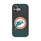 Miami Dolphins 1966-1973 Historic Collection Linen Bump Phone Case for Apple iPhone 17 Series