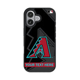 Arizona Diamondbacks Personalized Tilt Bump Phone Case for Apple iPhone 17 Series