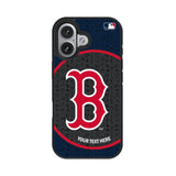 Boston Red Sox Personalized Circle Bump Phone Case for Apple iPhone 17 Series