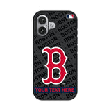 Boston Red Sox Personalized Tilt Bump Phone Case for Apple iPhone 17 Series