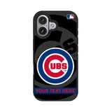 Chicago Cubs Personalized Tilt Bump Phone Case for Apple iPhone 17 Series