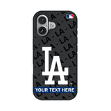 LA Dodgers Personalized Tilt Bump Phone Case for Apple iPhone 17 Series