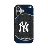 New York Yankees Personalized Circle Bump Phone Case for Apple iPhone 17 Series
