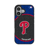 Philadelphia Phillies Personalized Circle Bump Phone Case for Apple iPhone 17 Series