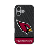 Arizona Cardinals Personalized EndZone Plus Bump Phone Case for Apple iPhone 17 Series