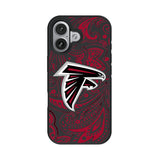 Atlanta Falcons Paisley Bump Phone Case for Apple iPhone 17 Series