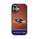 Baltimore Ravens Personalized Football Bump Phone Case for Apple iPhone 17 Series