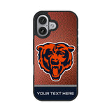 Chicago Bears Personalized Football Bump Phone Case for Apple iPhone 17 Series
