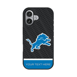 Detroit Lions Personalized EndZone Plus Bump Phone Case for Apple iPhone 17 Series