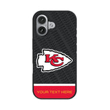 Kansas City Chiefs Personalized EndZone Plus Bump Phone Case for Apple iPhone 17 Series