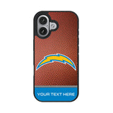 Los Angeles Chargers Personalized Football Bump Phone Case for Apple iPhone 17 Series