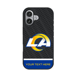 Los Angeles Rams Personalized EndZone Plus Bump Phone Case for Apple iPhone 17 Series
