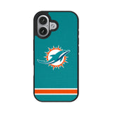 Miami Dolphins Stripe Bump Phone Case for Apple iPhone 17 Series