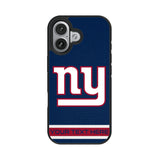 New York Giants Personalized Stripe Bump Phone Case for Apple iPhone 17 Series