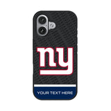 New York Giants Personalized EndZone Plus Bump Phone Case for Apple iPhone 17 Series