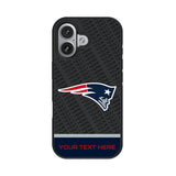 New England Patriots Personalized EndZone Plus Bump Phone Case for Apple iPhone 17 Series