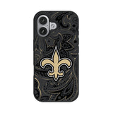 New Orleans Saints Paisley Bump Phone Case for Apple iPhone 17 Series
