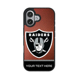 Las Vegas Raiders Personalized Football Bump Phone Case for Apple iPhone 17 Series